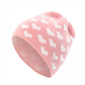 Cappello a maglia jacquard filato riflettente